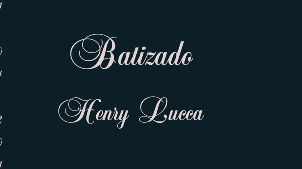 Batizado - Henry Lucca