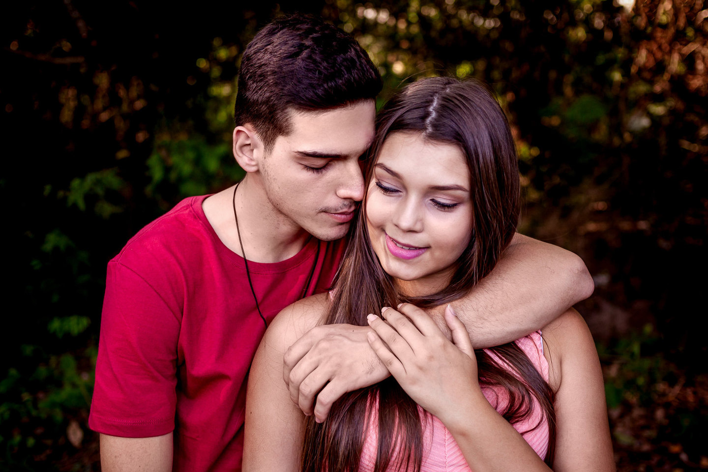 Renata e Lucas, cuidado, amor e carinho